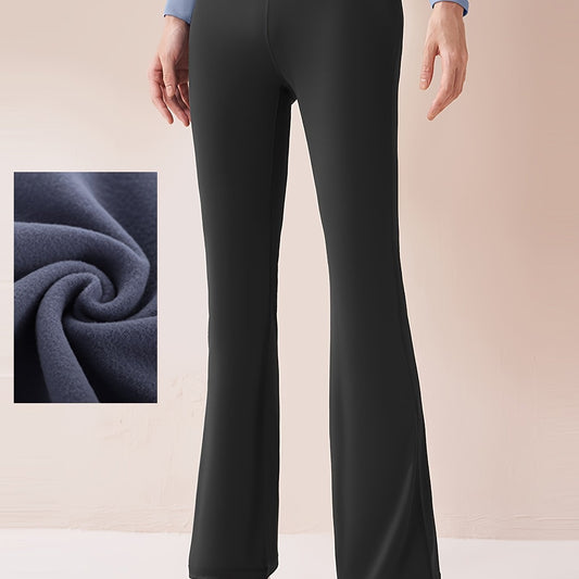 Warm Sports Flare Pants Women's Yoga Bell bottoms Pants