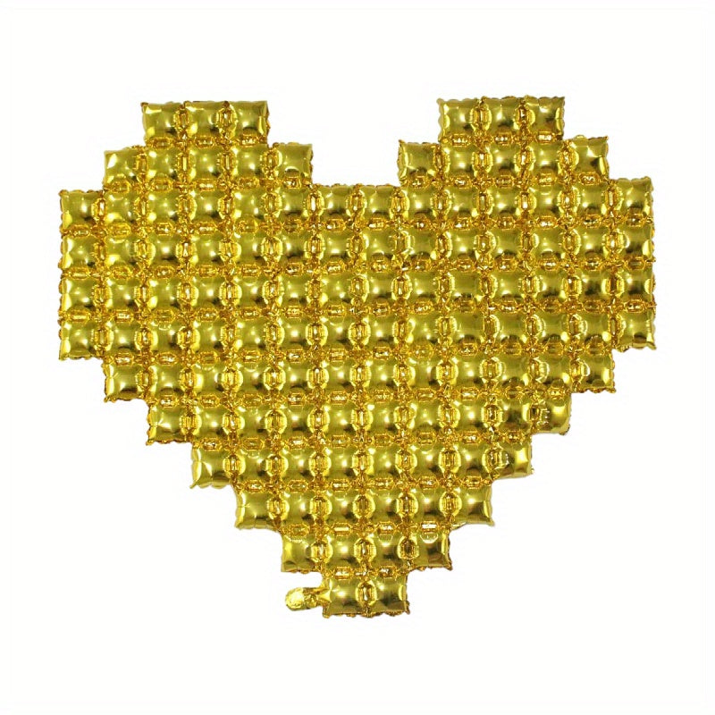 Heart Shaped Balloons Backdrop Photoshoot Party Decorations