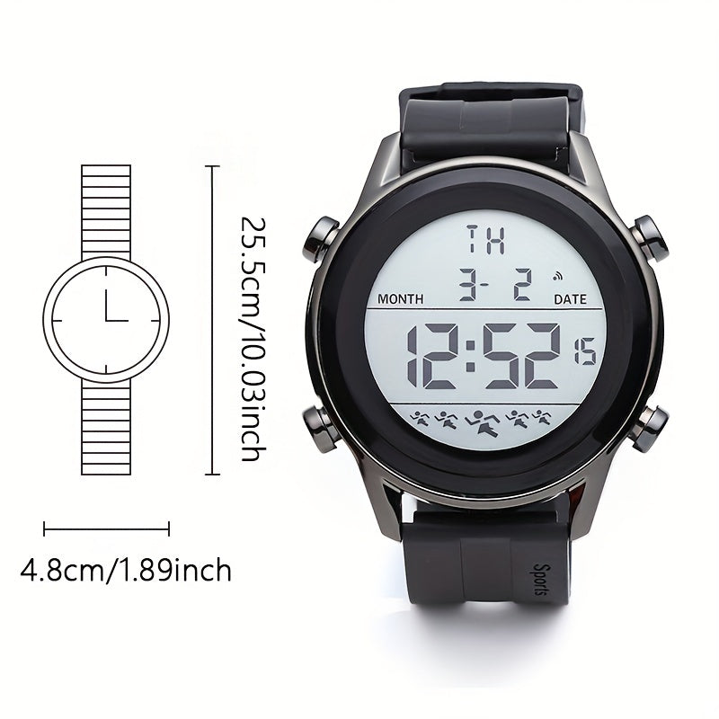 Outdoor Sports Electronic Watch Waterproof 50M