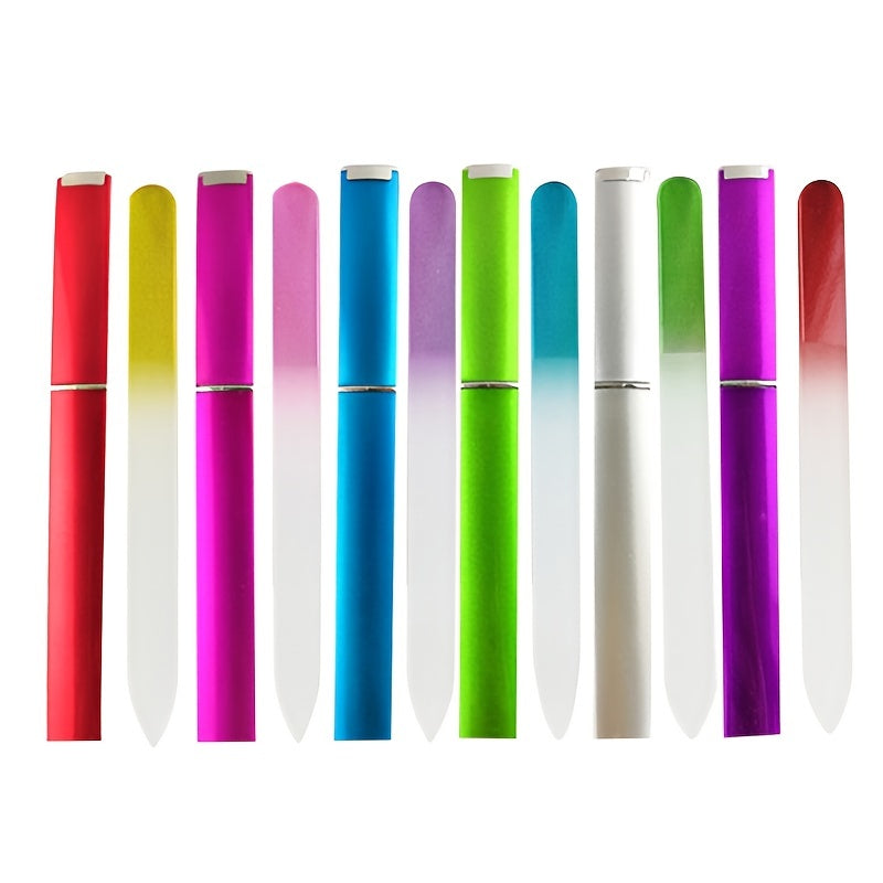 Crystal Glass Nail File Professional Nail File Set for Women