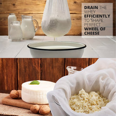 3pcs Cheesecloth 90 Unbleached & Reusable Ultra Fine Cheese Cloth