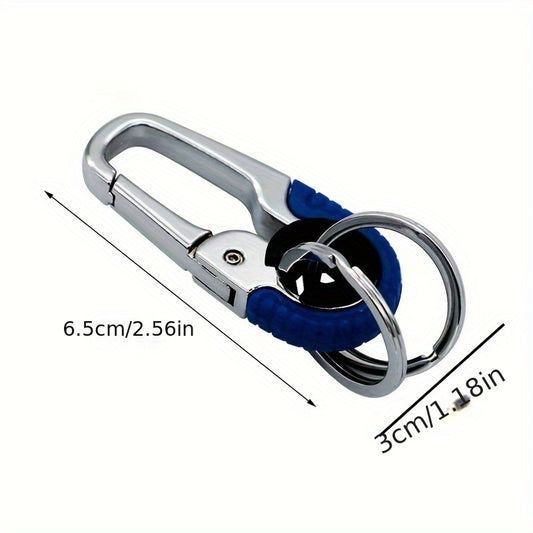 Creative Car Key Chain Waist Hanging Stainless Steel Key Ring Gift