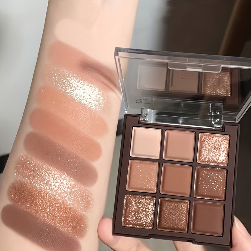 Mocha Chocolate Series 9 Eyeshadow Palette - Matte & Shimmer Eyeshadows