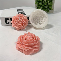DIY Rose Flower Aromatherapy Candle Silicone Mold