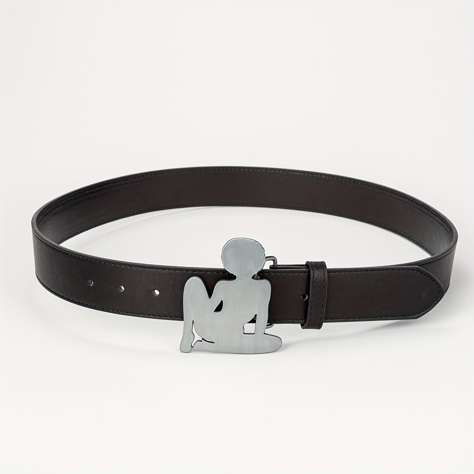 Casual Western Buckle Belt Retro Punk Rock PU Belt