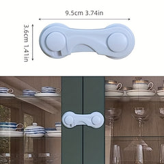 8 Pack Cabinet Door Locks Baby Proof Child Safety for Drawers Cupboards Fridges