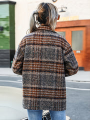 Winter Lapel Blazer Coat Casual Women's Clothing