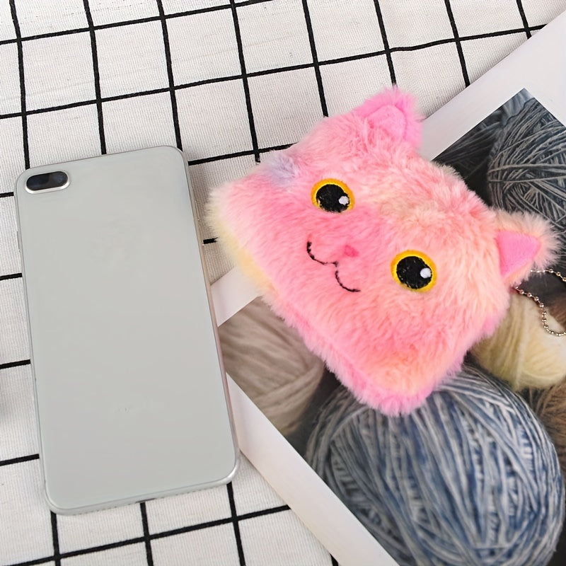 Cute Plush Kitten Coin Purse for Girls