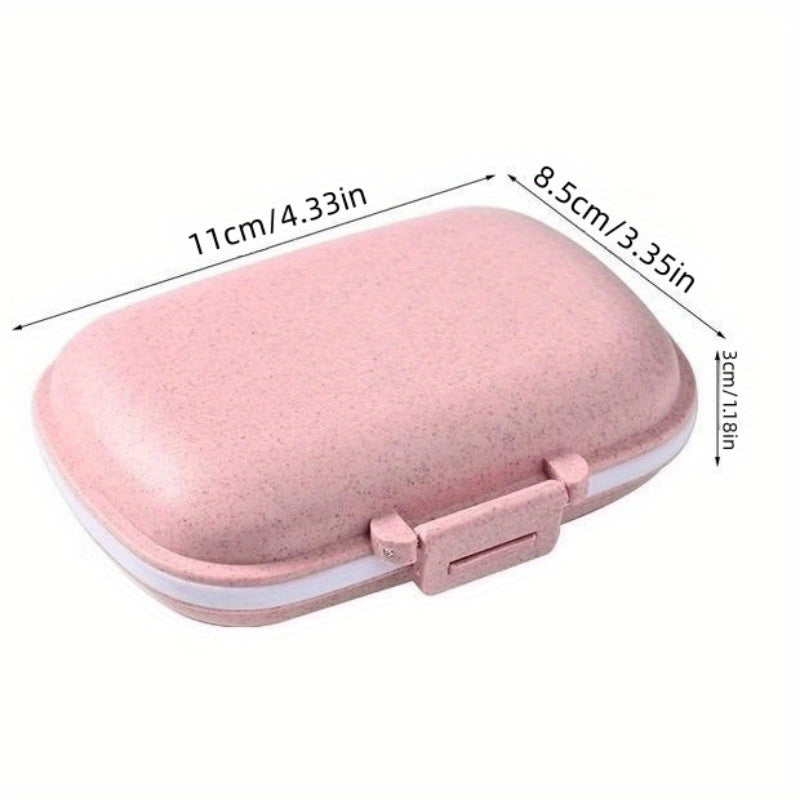 8 Grid Portable Sealed Medicine Box for Outdoor Camping Hiking Fishing