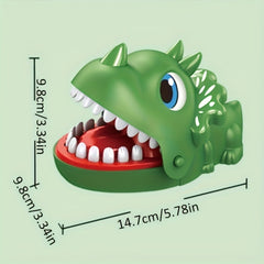 Colorful Dinosaur Finger Biting Toy Interactive Family Game Soft Tipped