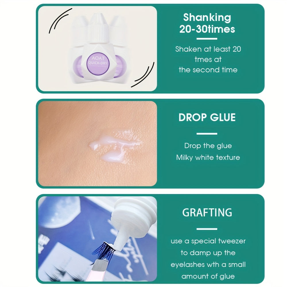 Self Adhesive False Eyelash Glue Long Lasting Clear Waterproof Lash Extension