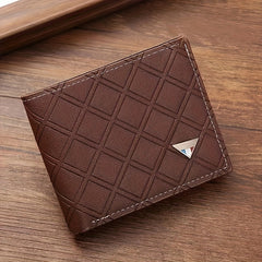 Men's Leather Wallet Casual Card Clip