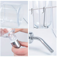 Stainless Steel Hanging Water Dispenser for Pets