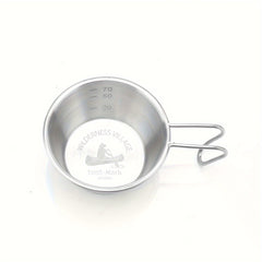 304 Stainless Steel Bowl Folding Portable Cooking Utensil for Outdoor Camping