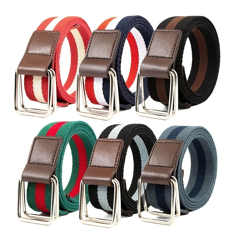 Women's Casual Woven Belt Vintage Canvas Belt