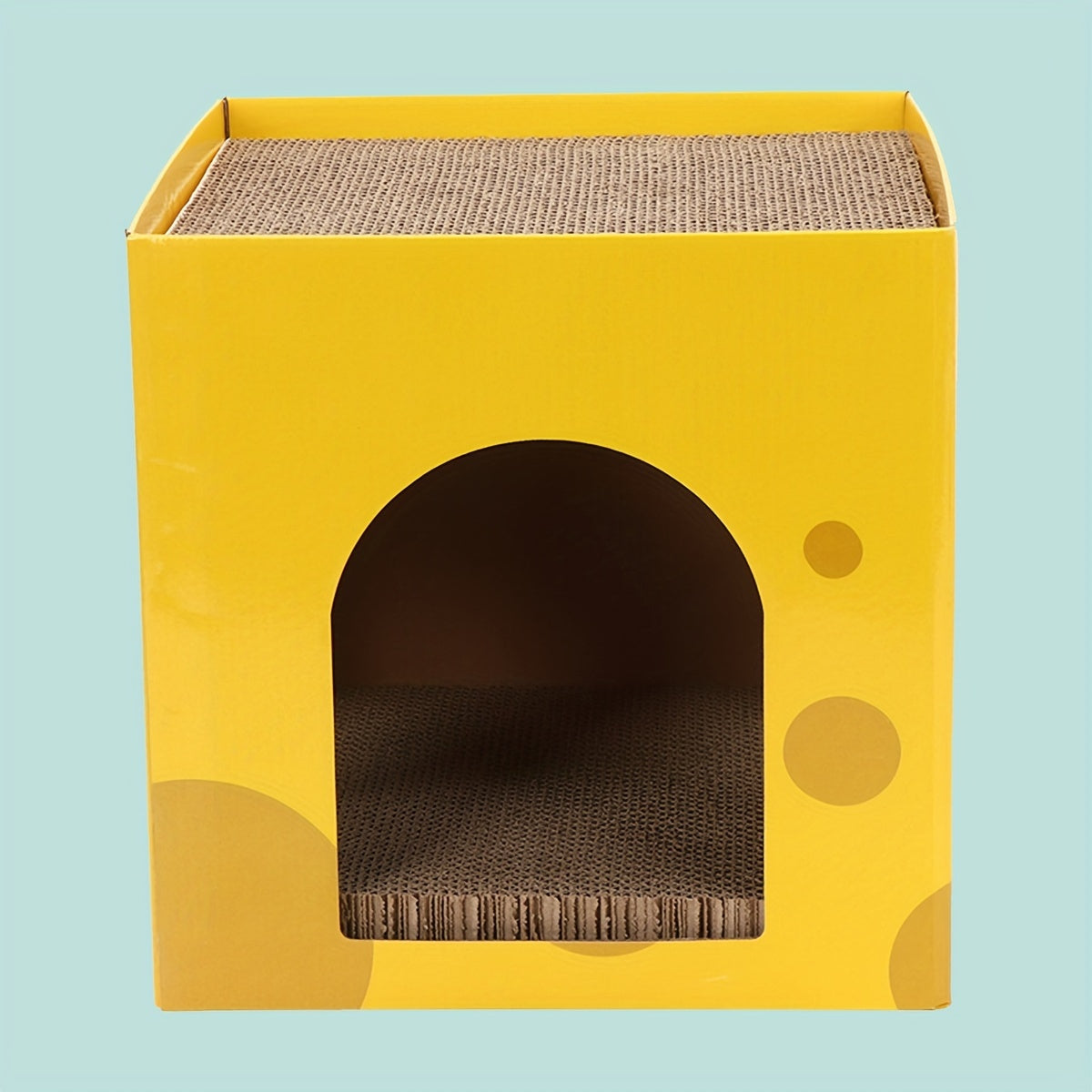DIY Cat Cardboard House Scratcher