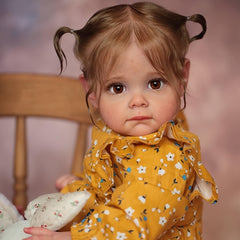 KEKEAIAI 60 Handcrafted Reborn Youngsters Doll Lifelike Soft Silicone & Vinyl