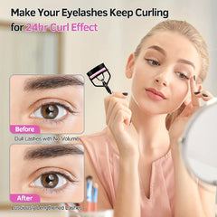 Professional Eyelash Curler Kit with 10 Extra Pads