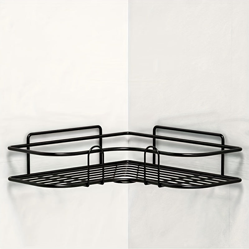 Bathroom Punch Corner Wall Hanging Rack 14 17inch 10 24inch