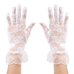 First Communion Princess Tea Party White Gloves 1 Pair