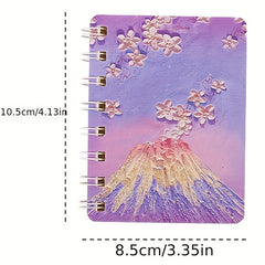 Mini Pocket Landscape Painting Coil Book A7 Notepad 80 Pages
