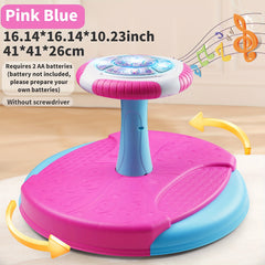 Mquduo Spinning Activity Toy with LED Lights & Music