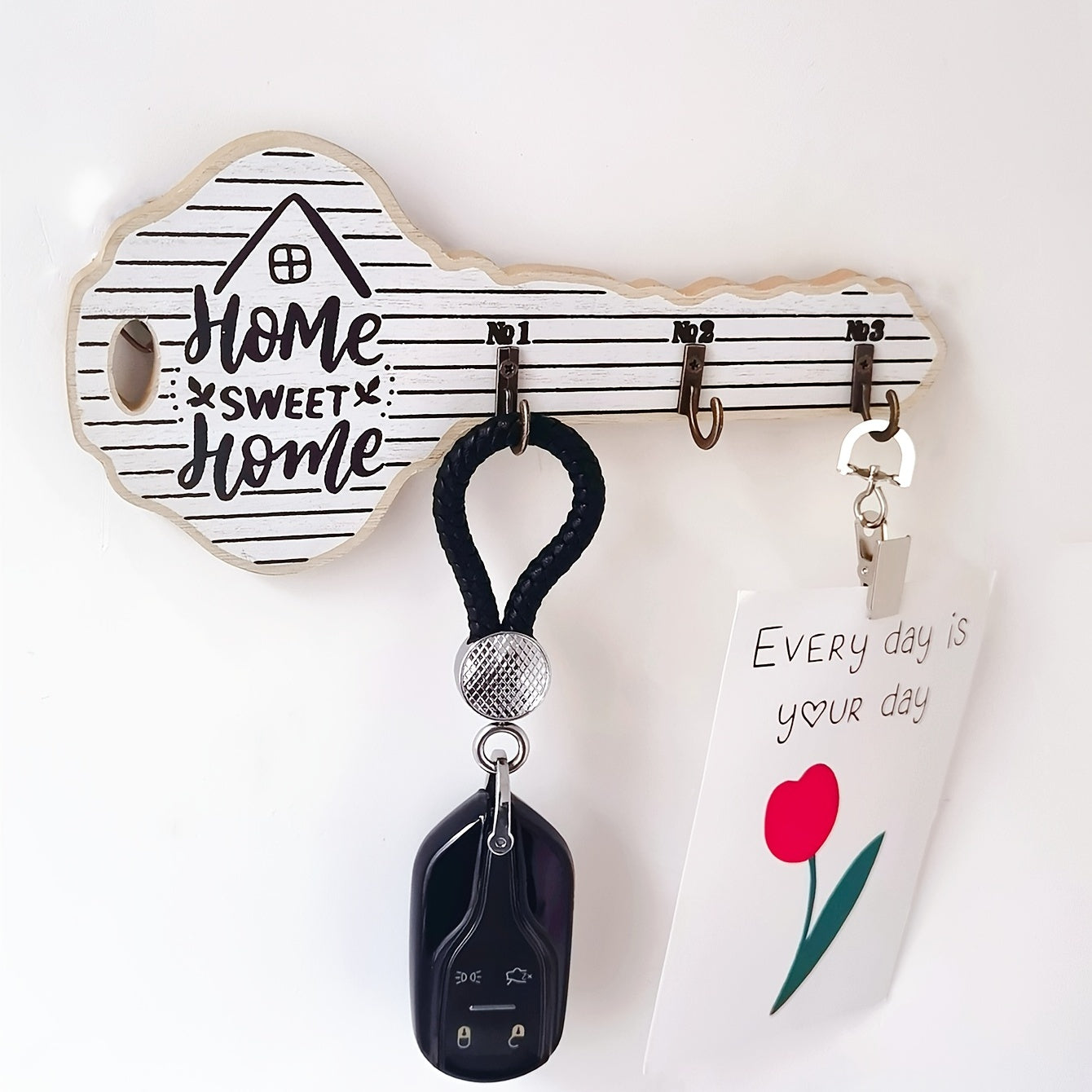 Key Shaped Key Hook - Organize Keys Easily