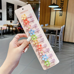 10pcs Children's Hairpin Girls Hair Clip Set