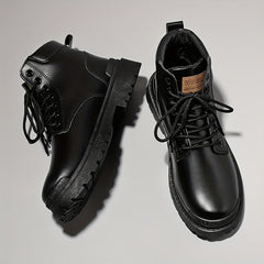 Men's High Top Lace Up Boots Casual Outdoor Shoes