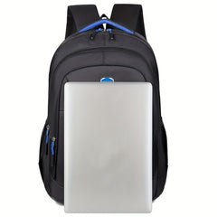 Large Capacity Laptop Backpack Durable Nylon School Travel Bag