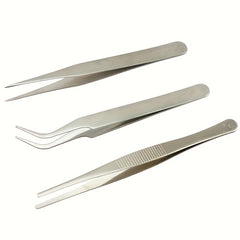 3pcs Electronic Tweezers Set for Industrial Lab Gardening DIY