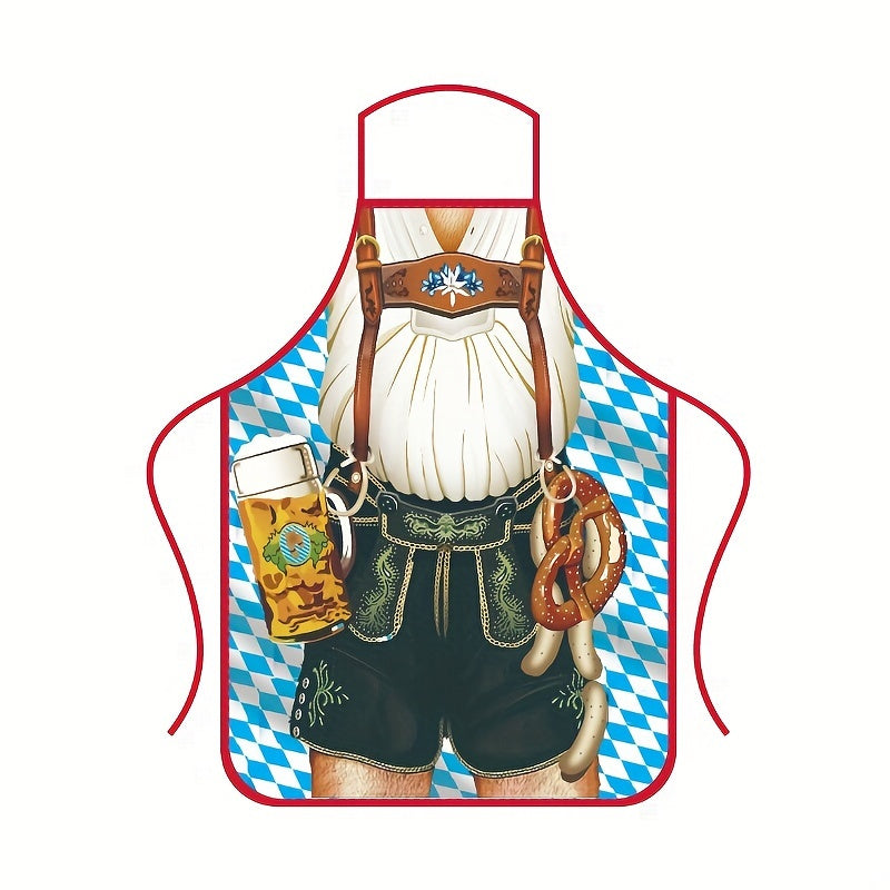 Beer BBQ Apron Unisex Kitchen Accessory