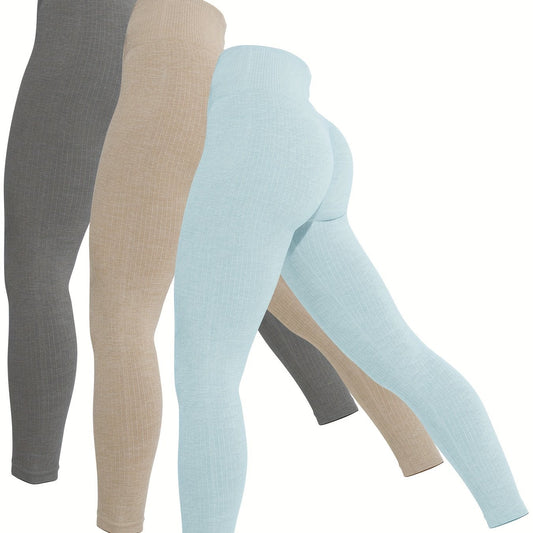 High Waist Seamless Yoga Pants Tummy Control Gym Leggings for Women