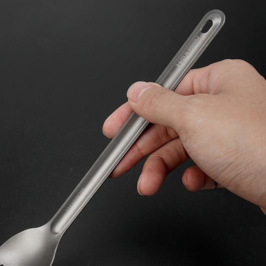 Portable Titanium Spoon Long Handle Lightweight Cutlery