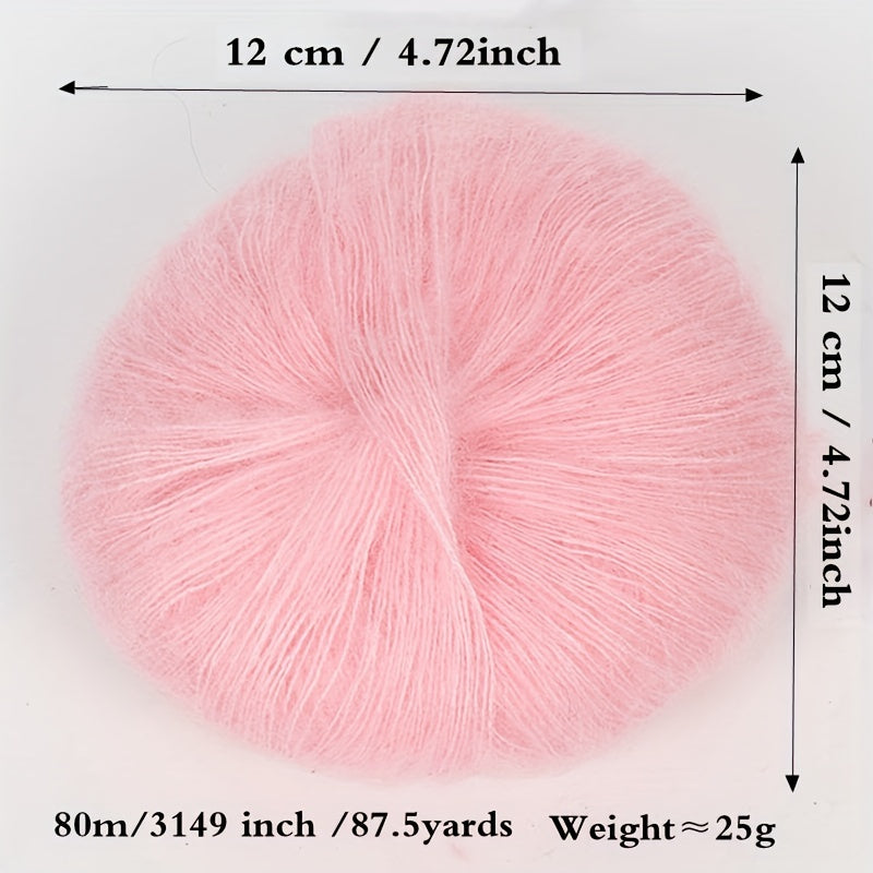 Soft Mohair Wool Yarn for Knitting 25g