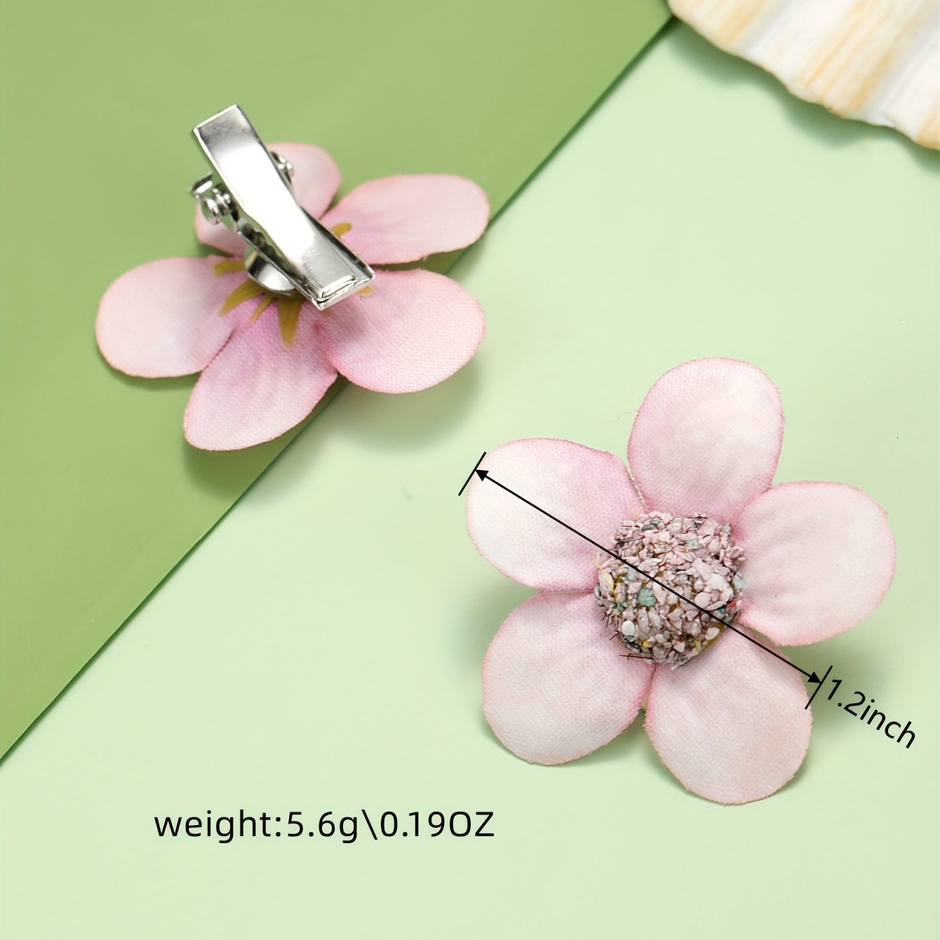 6pcs Daisy Flower Hair Clip for Girls