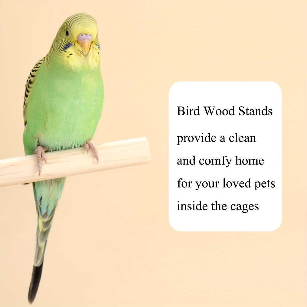 2pcs Bird Perch Stand for Parrots and Parakeets - Essential Accessory