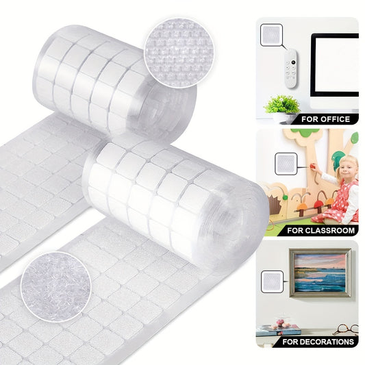 0.79in Square Adhesive Dots - Sticky Back Hook and Loop Fastener