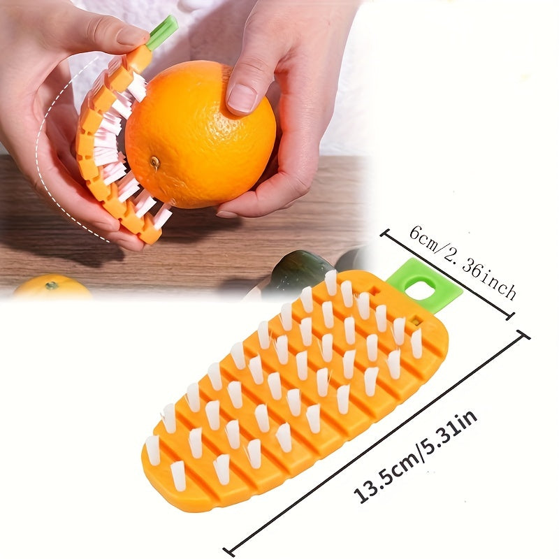 2pcs Vegetable Brush Fruit Cleaning MultiFunctional Carrot Cleaning Brush