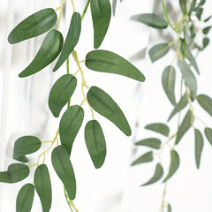 Stunning Willow Leaf Vine Hanging Garland for St Patrick's and Christmas Decor