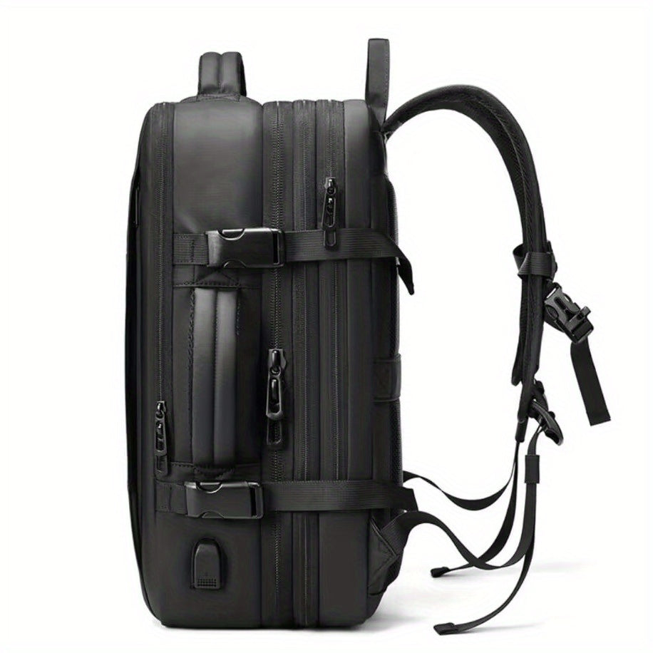 Large Capacity Business Travel Backpack, Expandable Bag