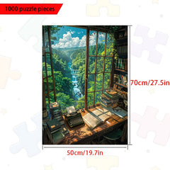 1000pcs Casual Holiday DIY Puzzle Large Adult Jigsaw Puzzle