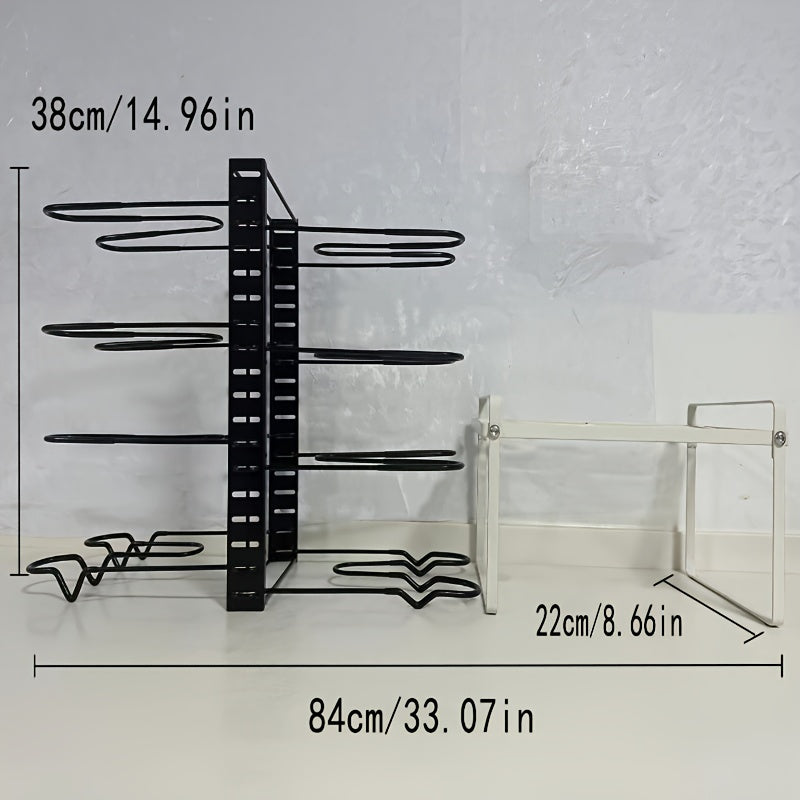 2pcs Kitchen 8 layer Storage Rack Seasoning Bottle Anti skid Single Layer