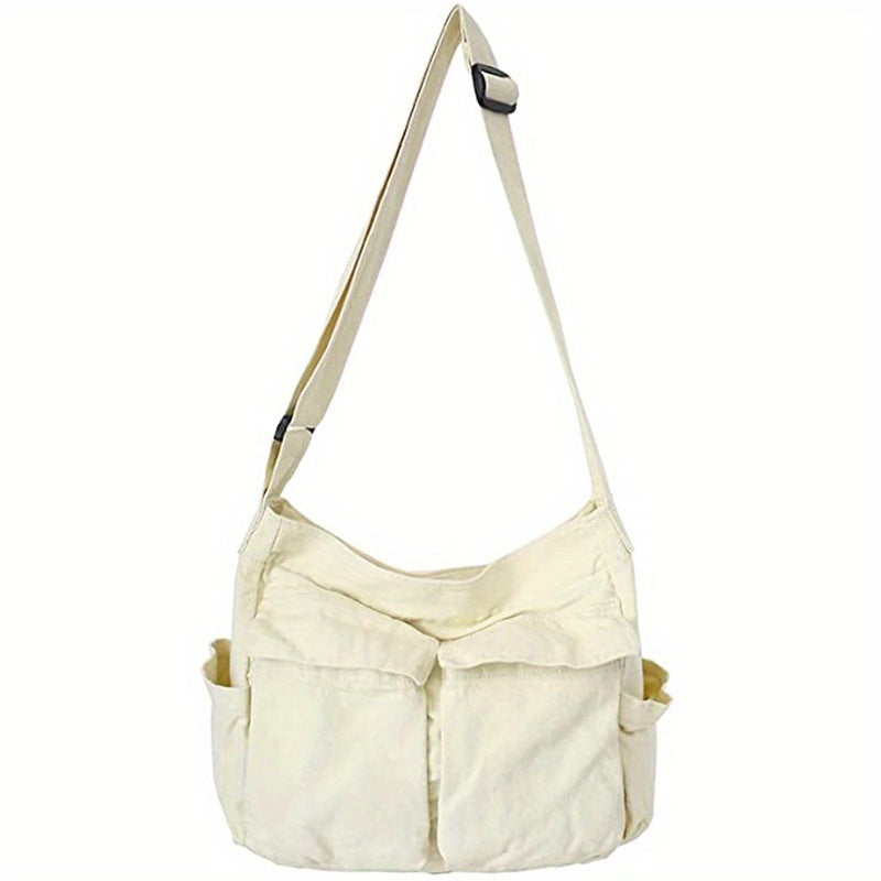 Vintage Canvas Messenger Bag Casual Shoulder Bag