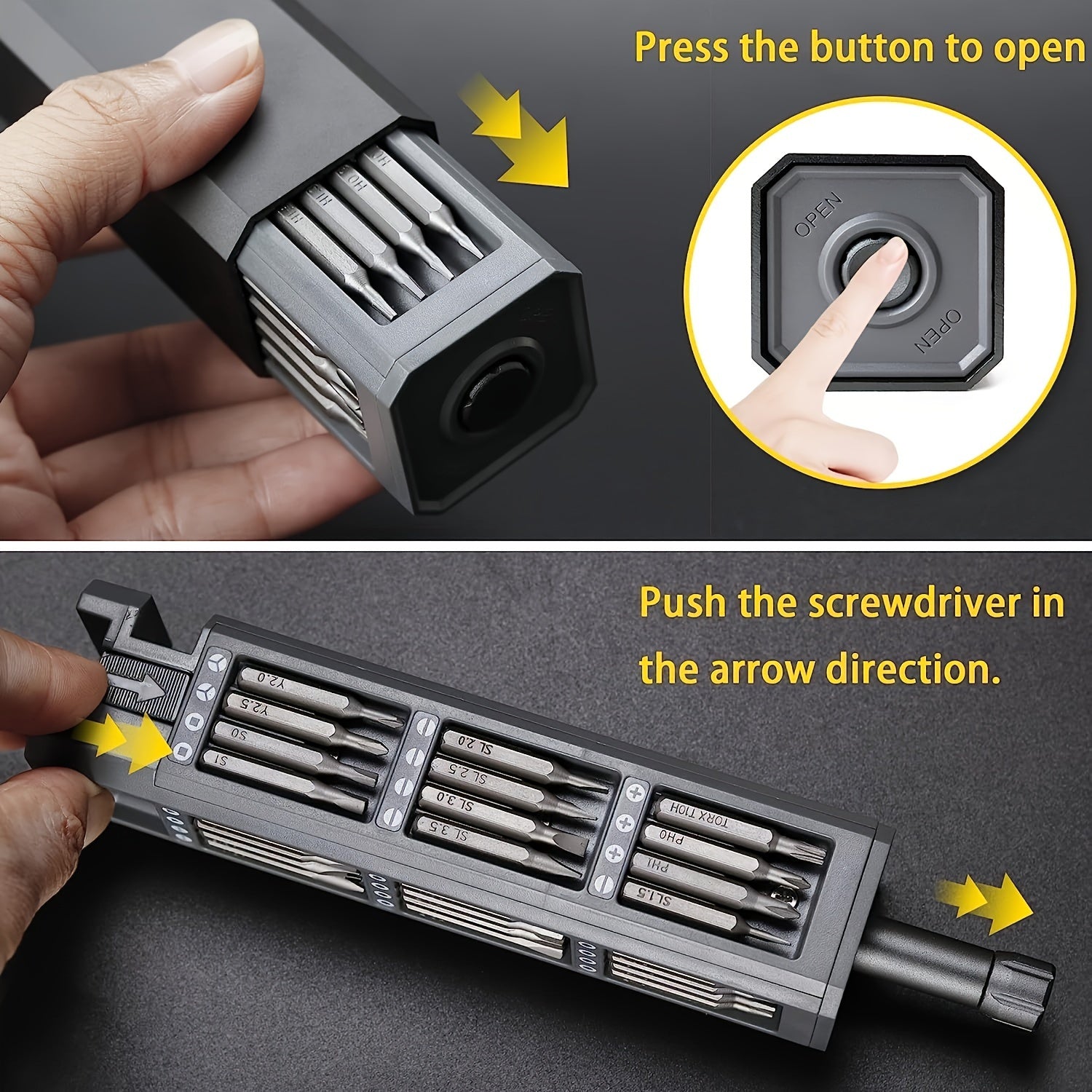 44 in 1 Magnetic Screwdriver Set for Phone Watch Repair
