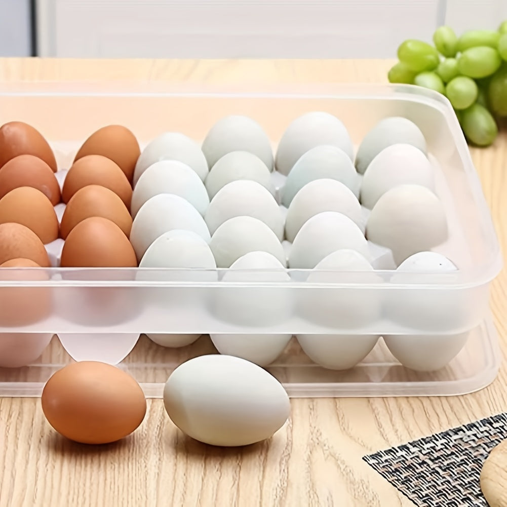 34 Grid Egg Box Dumpling Storage Box Large Capacity Kitchen Preserv