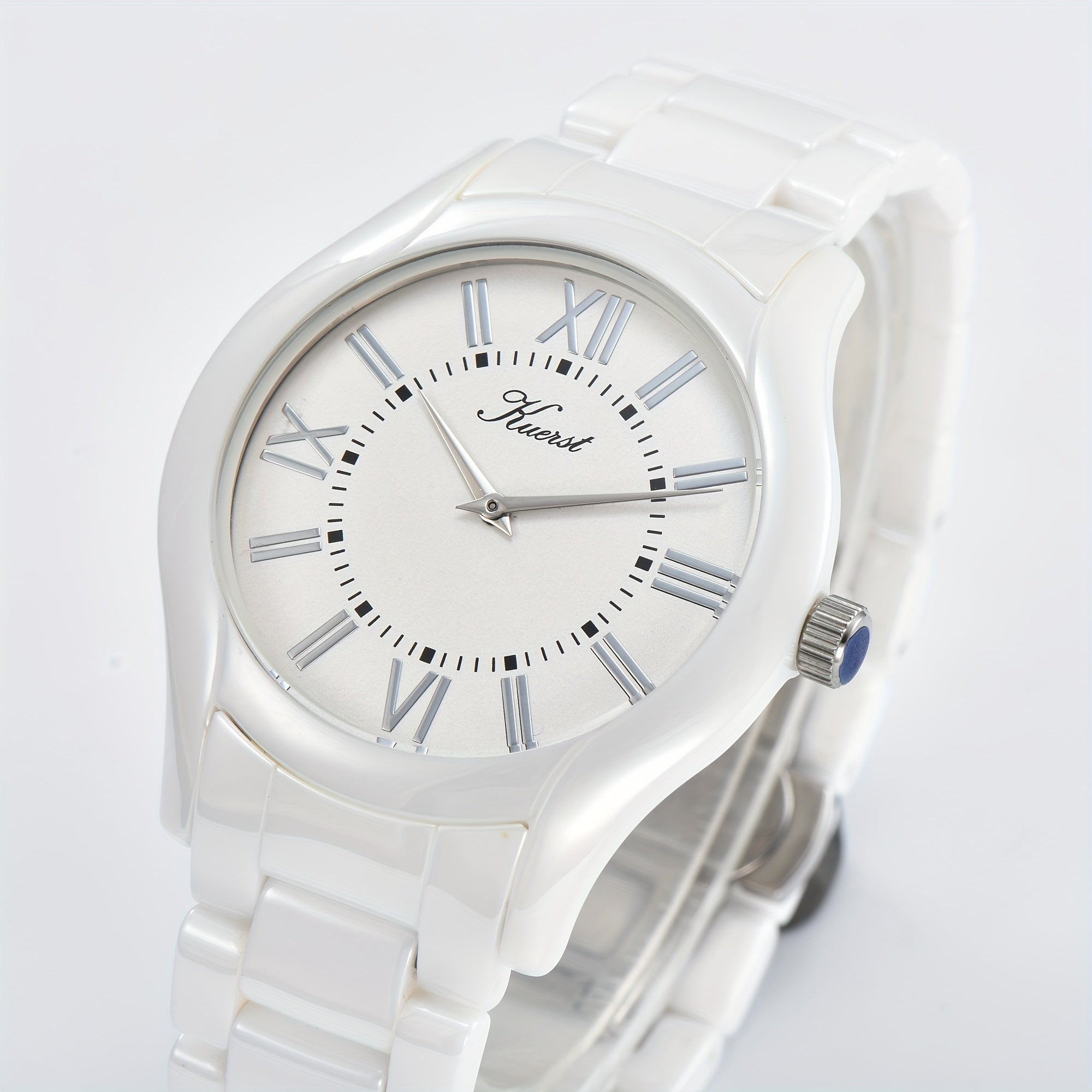 KUERST Teenager Watch Ceramic Butterfly Buckle Quartz Watch