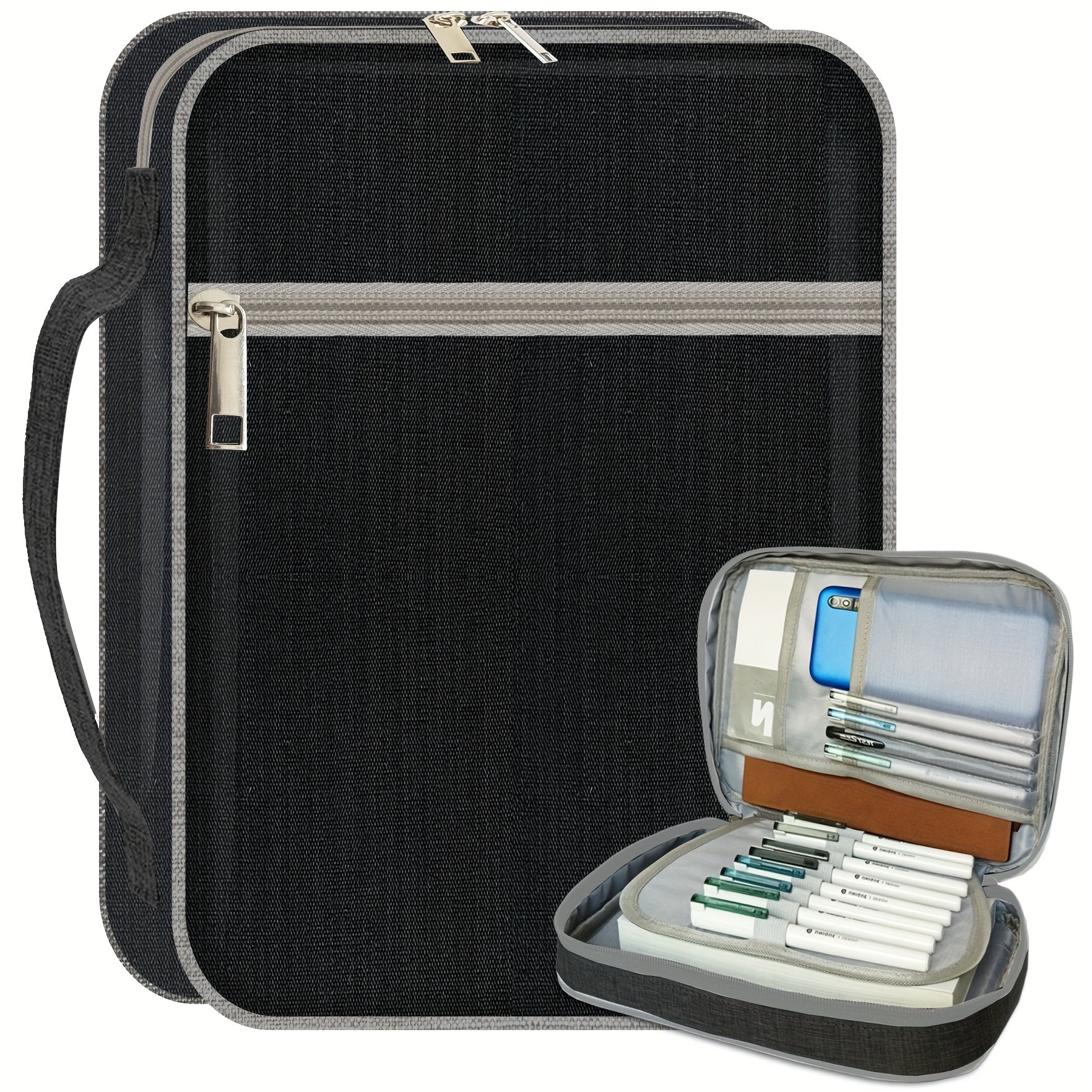 Protective Bag for Women with Handle Study Case