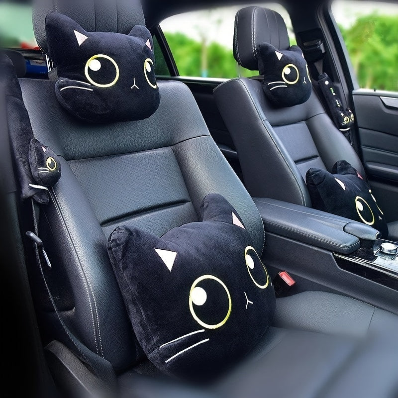 Cute Cat Car Neck Pillow for Comfort & Style