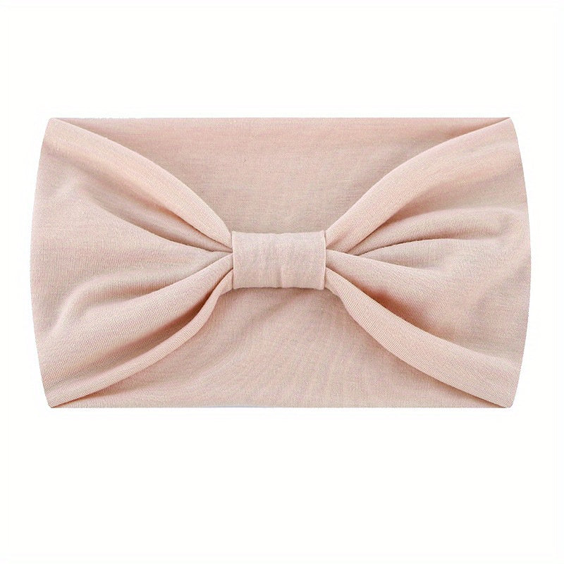 Wide Headbands For Women 7'' Solid Bandana